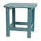Flash Furniture Charlestown All-Weather Poly Resin Wood Adirondack Side Table in Teal JJ-T14001-TL-GG - alternate 6
